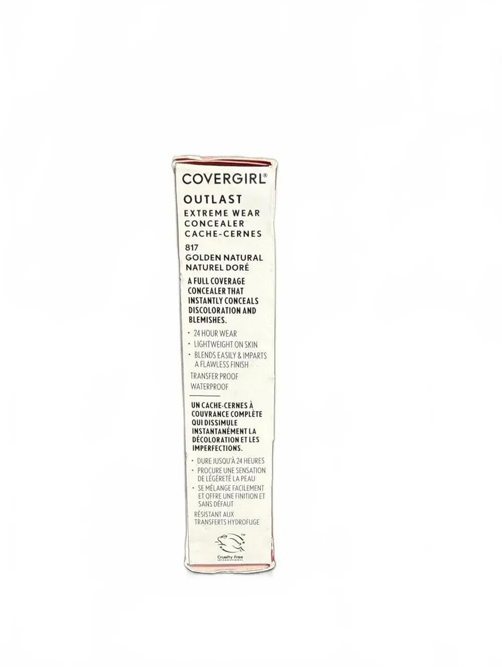 COVERGIRL OUTLAST EXTREME WEAR 24HR CONCEALER - 817 GOLDEN NATURAL 0.30 OZ